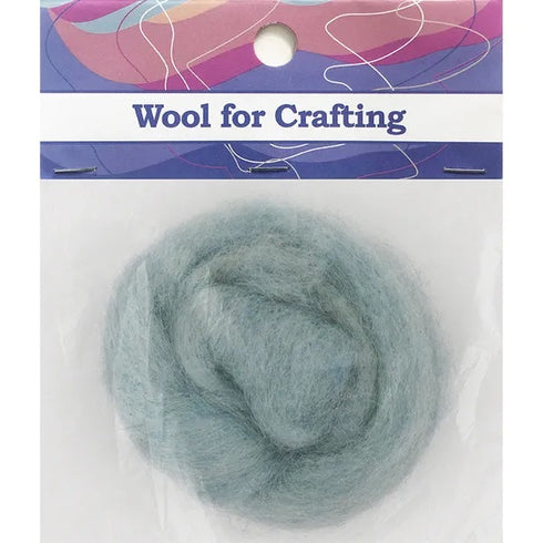 Light Blue Colour Combed Wool